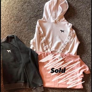Vs pink sweatshirt bundle